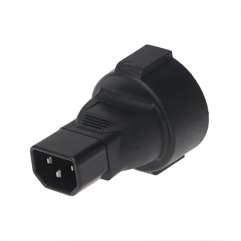 Свинцовый блок питания IEC 320 C14 на CEE 7/7 Европейский адаптер для женщин с