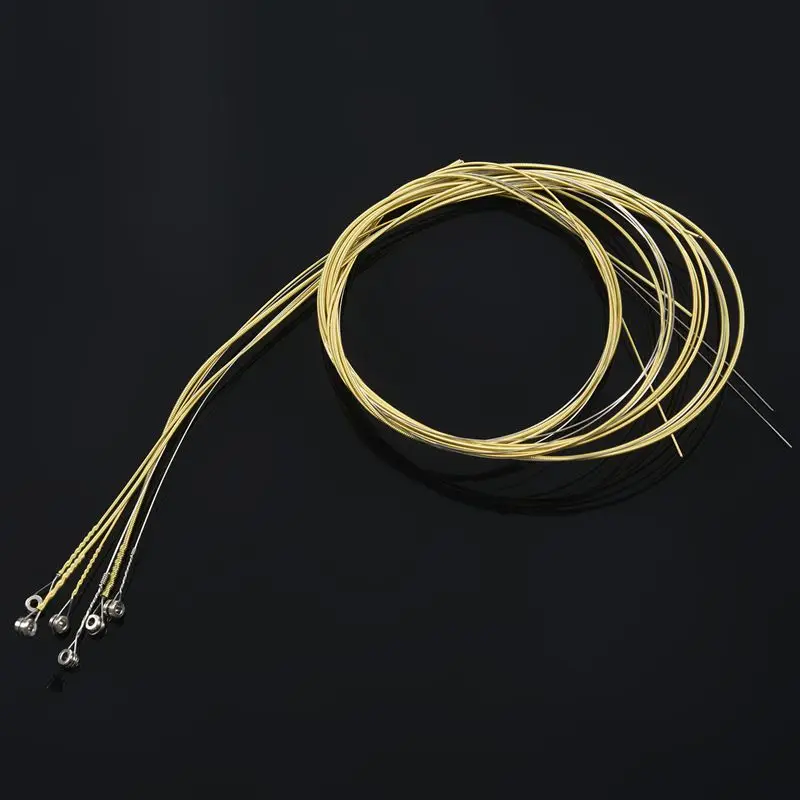 

Replacement 6 Pcs A406 Steel Strings Set for Acoustic Guitar