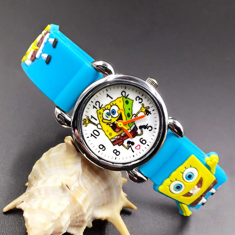 Children Cute Cartoon Style Student Boy Girl Kids 3D Silicone Strap Quartz Wrist Watches E17 |