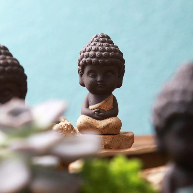 Горшок для цветов из грубой керамики горшок и пластика с фиолетовым песком