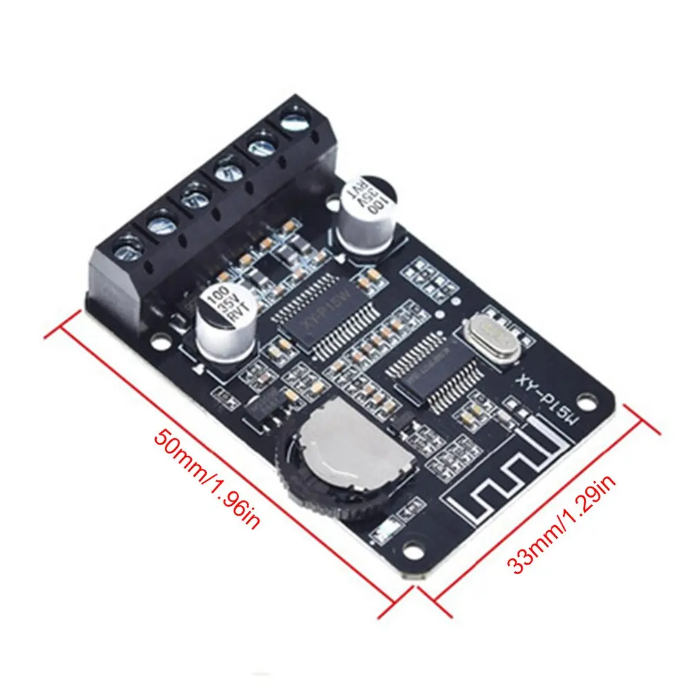 

10W/15W/20W XY-P15W Digital Audio Amplifier Board Wireless Audio Power Amplifier Board With Volume Adjustment