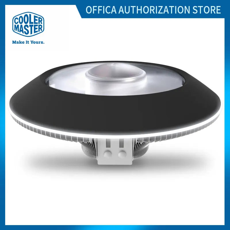 Кулер Мастер G100L Процессор кулер 4Pin пуш ап вниз светодиодный Белый диафрагма