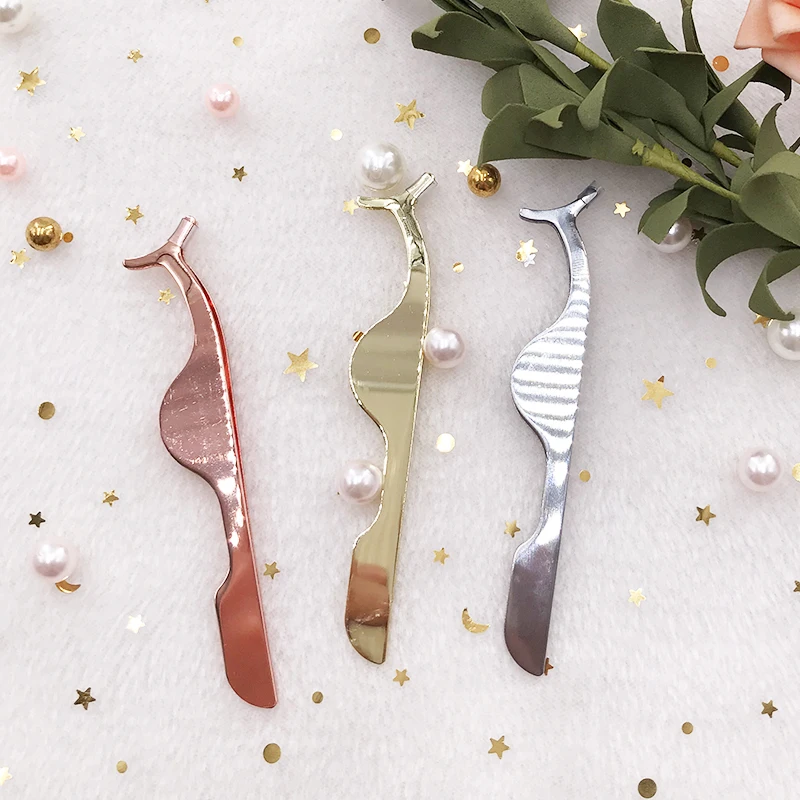 Оптовая продажа разноцветные пинцеты для ресниц 20/шт принимаются индивидуальные