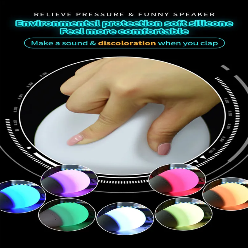 Музыкальсветильник светодиодсветодиодный Ночная лампа с Bluetooth развлекательная