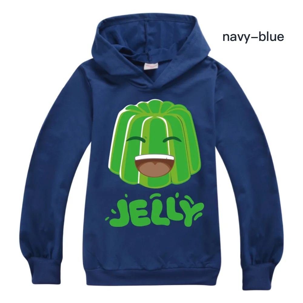 

New Shooting Game Autumn Jelly Green Hoodie Kids Hooded Sweatshirt Baby Boys Hooded top Girls Pullover Jumper 2020