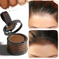 hairline shadow powder hair chalk hair fluffy powder instantly black root cover up modified hair edge filled forehead hairline
