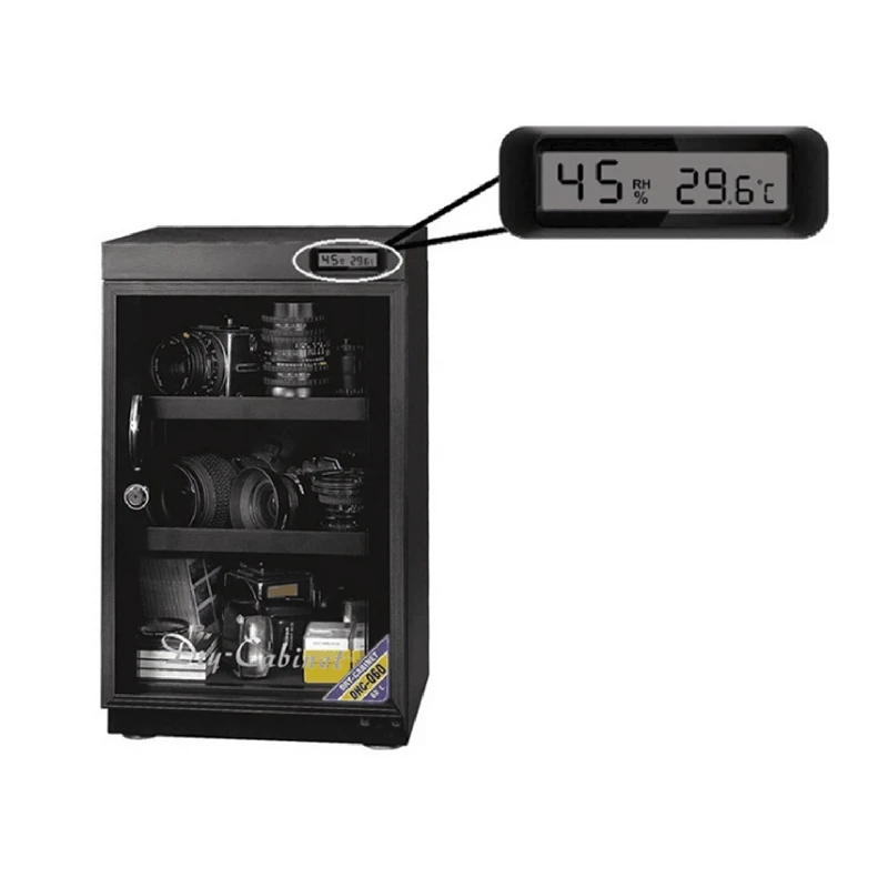Electronic Digital Thermometer And Hygrometer Embedded Button Battery For Moisture-Proof Box Equipment |