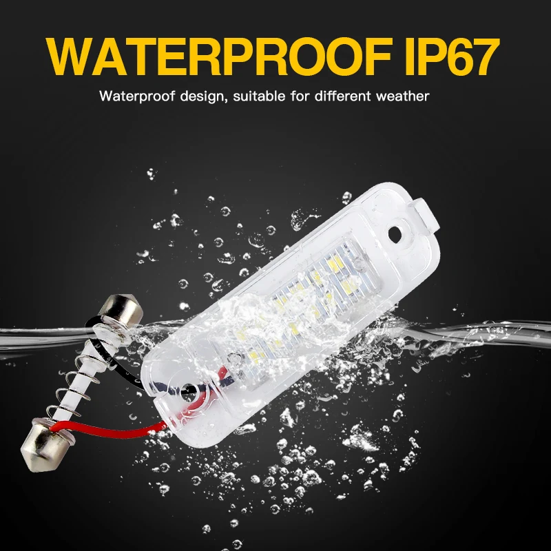 2 шт. светодиодный светодиодсветильник лампы для номерного знака Mercedes BENZ W163 W164 X164