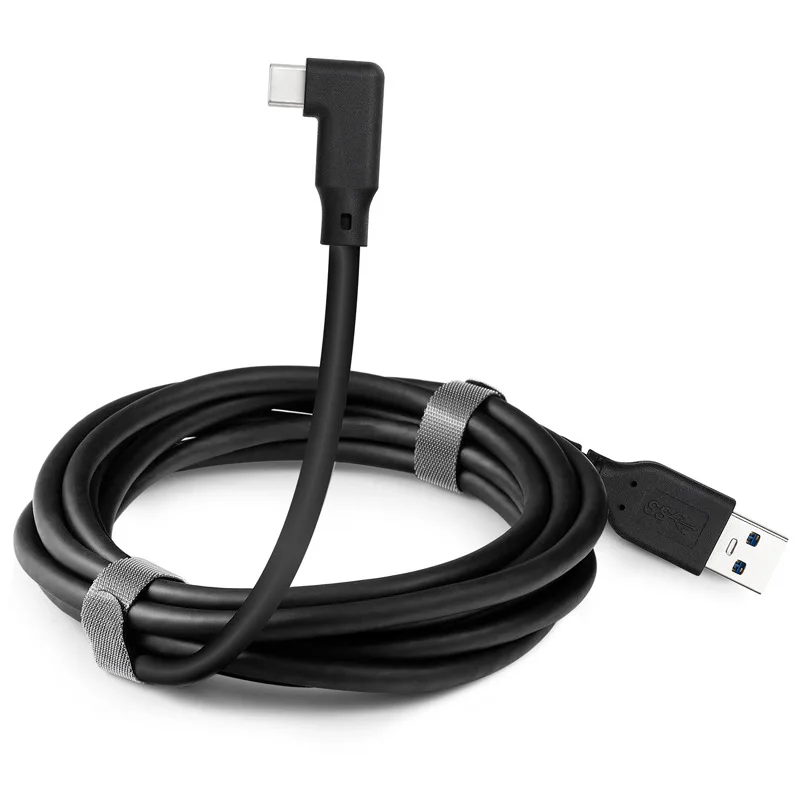 

Type-c to USB VR cable 90 degree elbow cable USB C oculus quest2 Link data cable Type-c shooting cable