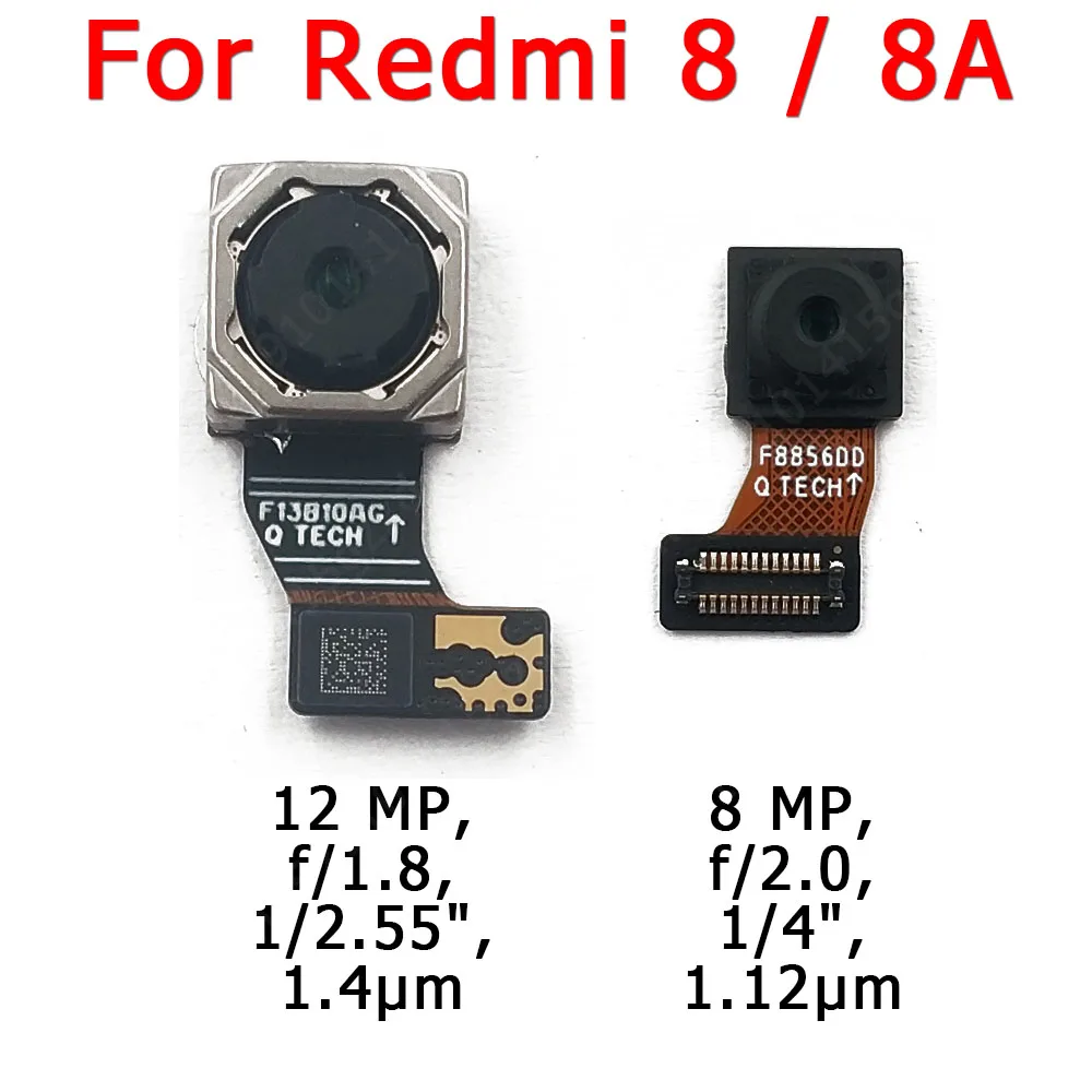 

Original Front Rear Back Camera For Xiaomi Redmi 8 8A Main Facing Camera Module Flex Replacement Spare Parts