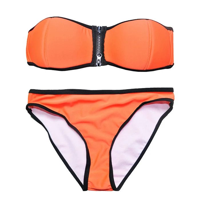 Сексуальный купальник из двух частей женский купальник-монокини пляжная одежда