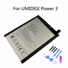 New Original 6150mAh High capacity Battery For UMIDIGI Power 3 Long Standby Time Replacement Bateria + Tools