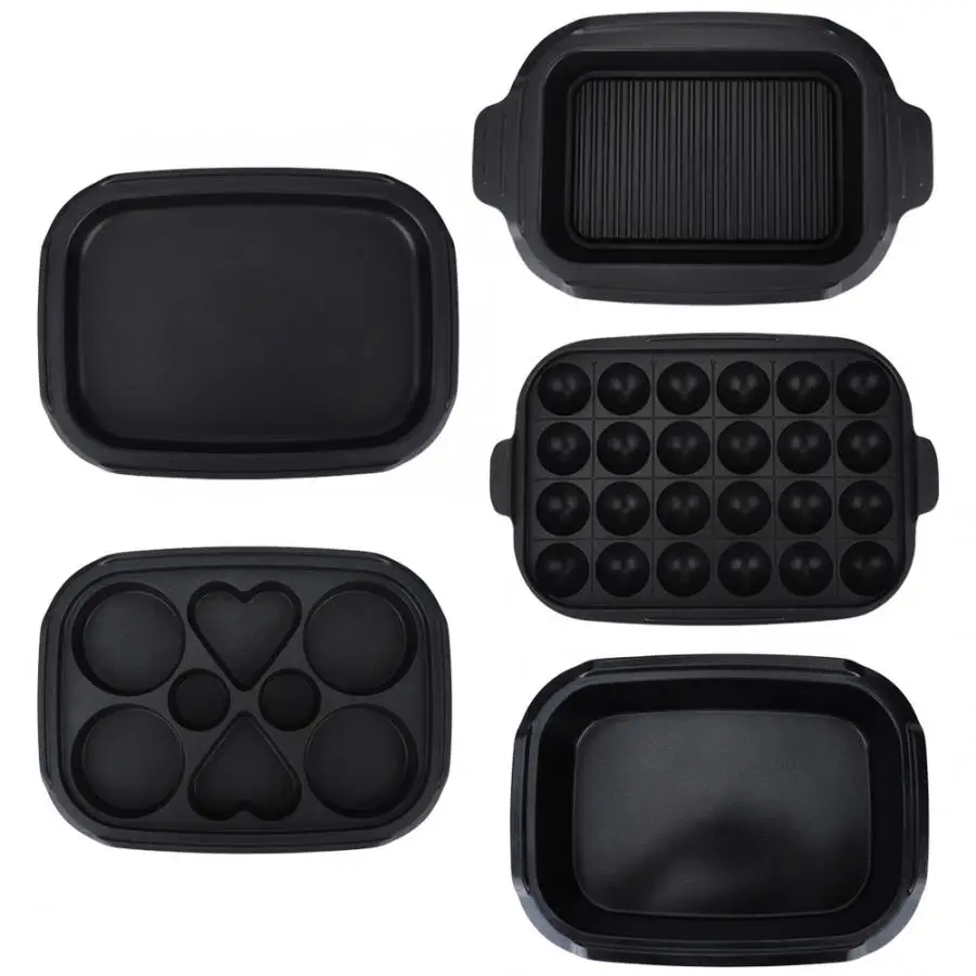

Multifunction Barbecue Pan Kitchen Non-Stick Barbecue Griddle Plate Grill Baking Tray Pan for making barbecue takoyaki hot pot