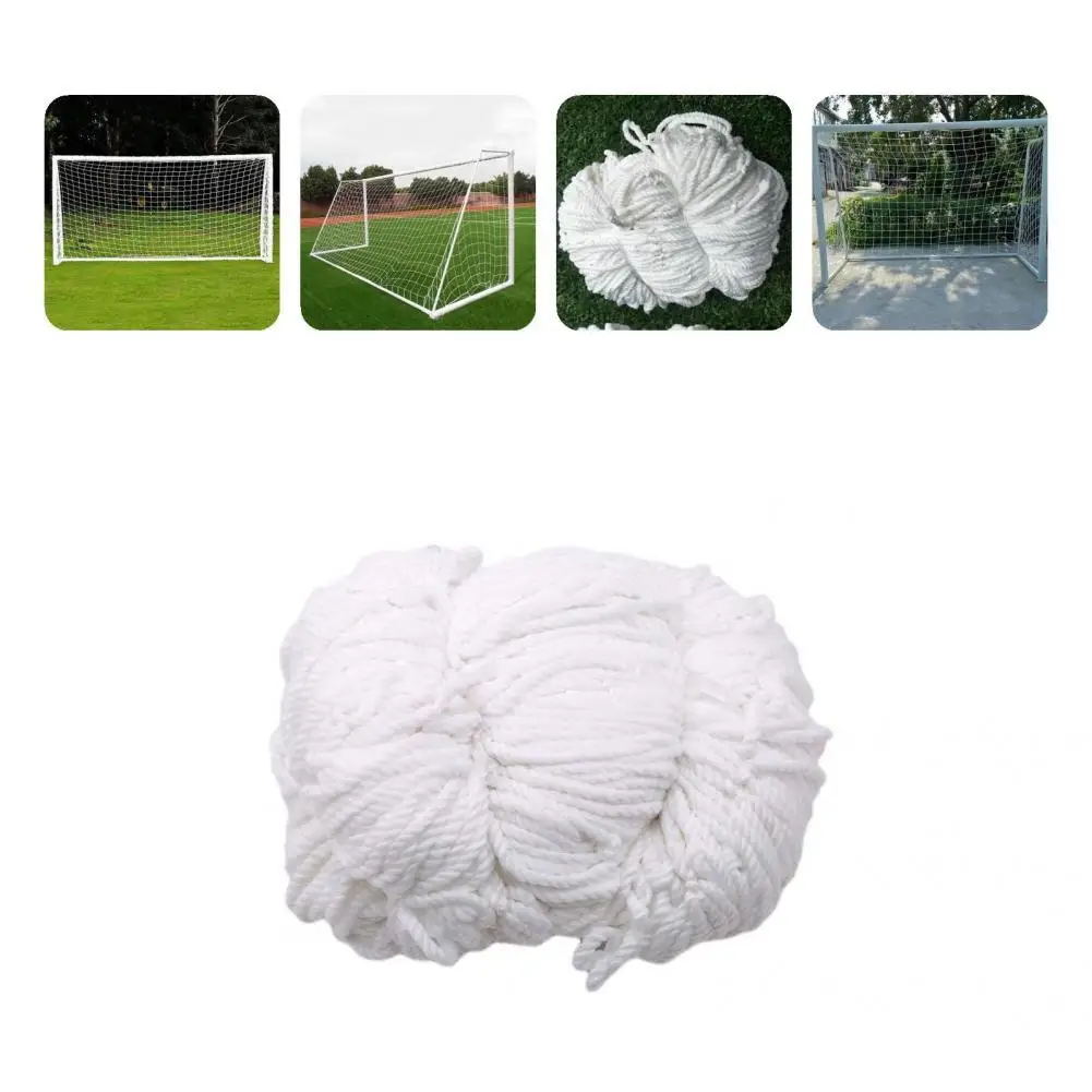 

White Premium Kids Backyard Soccer Net Polypropylene Football Net Easy to Install for Beach
