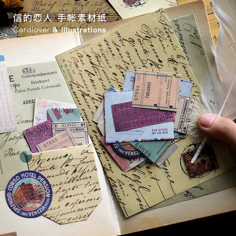 Набор стикеров для скрапбукинга 40 шт. | Канцтовары офиса и дома