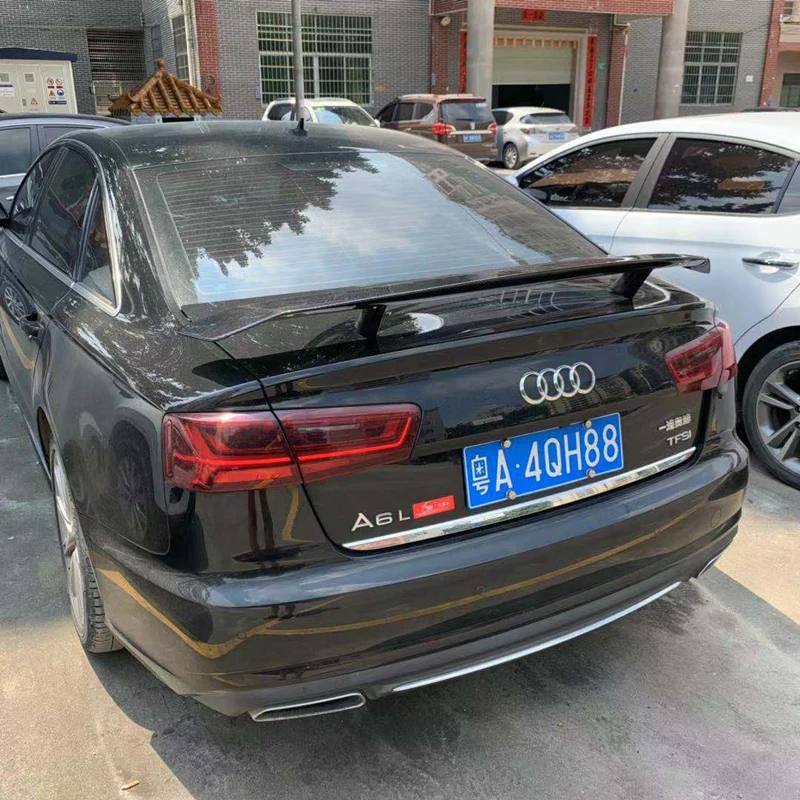 C7 A6 спойлер GT Стиль углеродного волокна спойлер задний багажник крыло для Audi A6 C7/4G 2012-UP