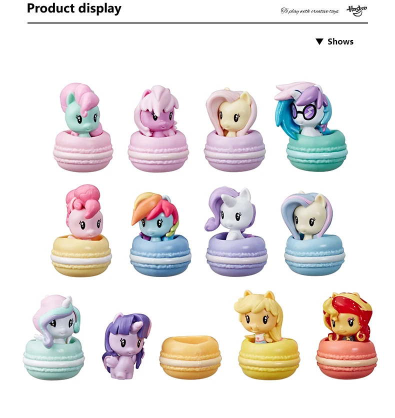 Hasbro My Little Pony игрушка милашка Марк Crew сахар Сладкая Радуга коллекция пакет Mlp сахар Сладкая Радуга коллекция