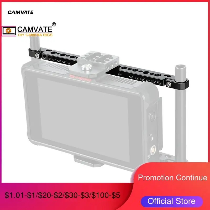 Алюминиевая Планка CAMVATE с стандартным зажимом для стержня 15 мм и монтажными