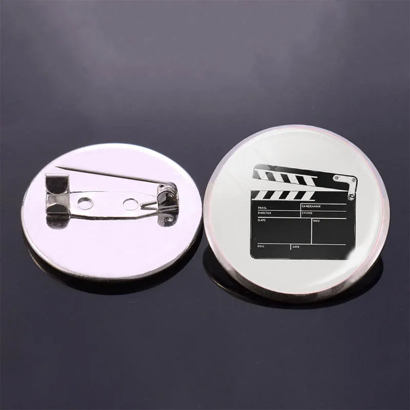 Винтажная брошь для камеры телефона фотография стеклянная с кабошоном модная