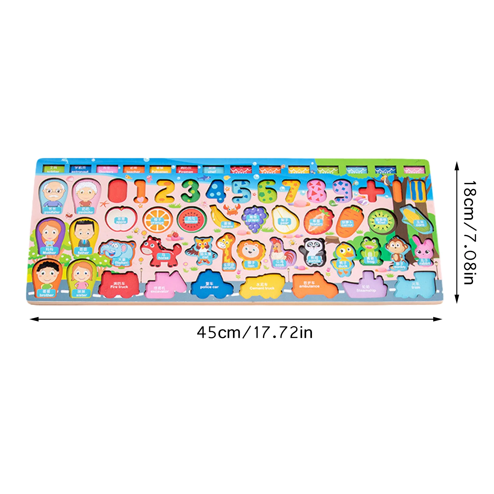 

Montessori Educational Wooden Toys For Kids Board Math Fishing Count Numbers Digital Shape Match Early Education Child Gift Toy