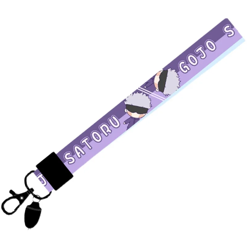

Jujutsu Kaisen Gojou Satoru Mobile Phone Straps Cartoon Lanyard for Phone ID Card Badge Holder Keychain Hanging Ropes Hand Rope