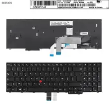 French AZERTY New Replacement Keyboard for Lenovo Thinkpad E550 E550C E555 E560 E565 E560C Laptop with Pointer