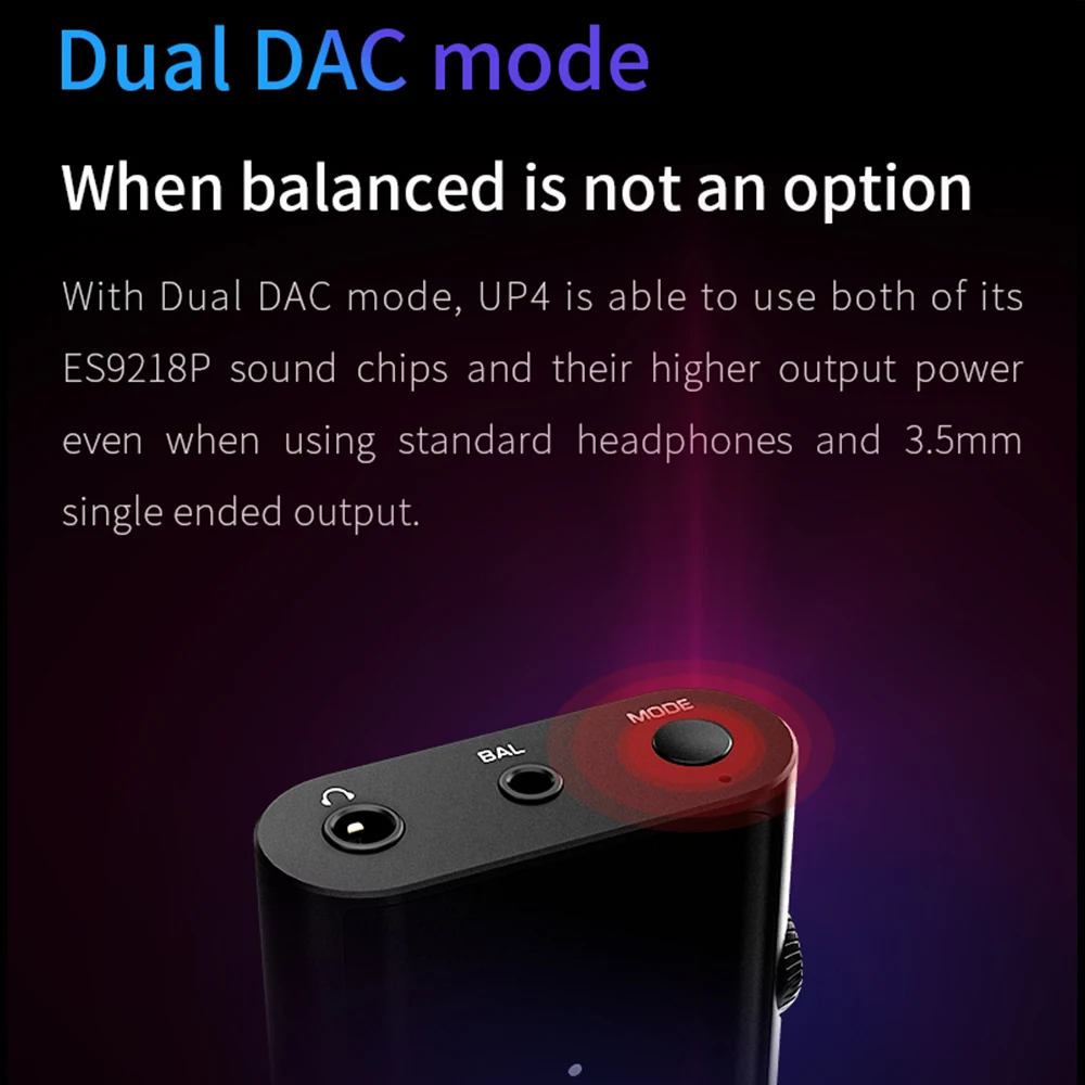 Shanling UP4 CSR8675 Bluetooth 5 0 USB DAC ES9218P усилитель высокого разрешения LDAC LHDC APTX HD AAC SBC