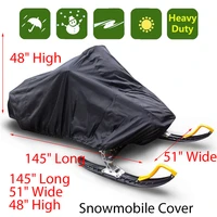 snowmobile cover waterproof dust trailerable sled cover storage anti uv all purpose cover winter motorcyle outdoor 368x130x121cm