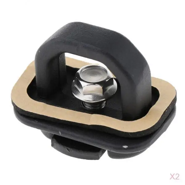 

2 piece Bull Ring Retractable Super Duty Bed Tie Downs Tie Down Anchors