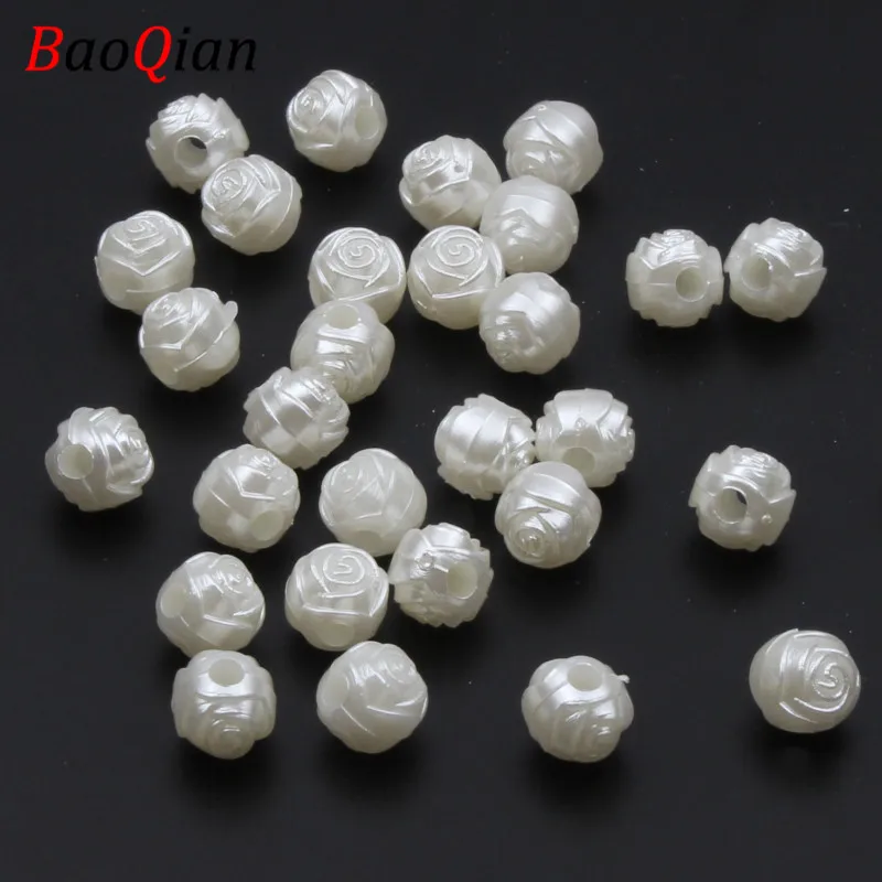 100 шт. бусины с имитацией жемчуга 9 мм | Украшения и аксессуары