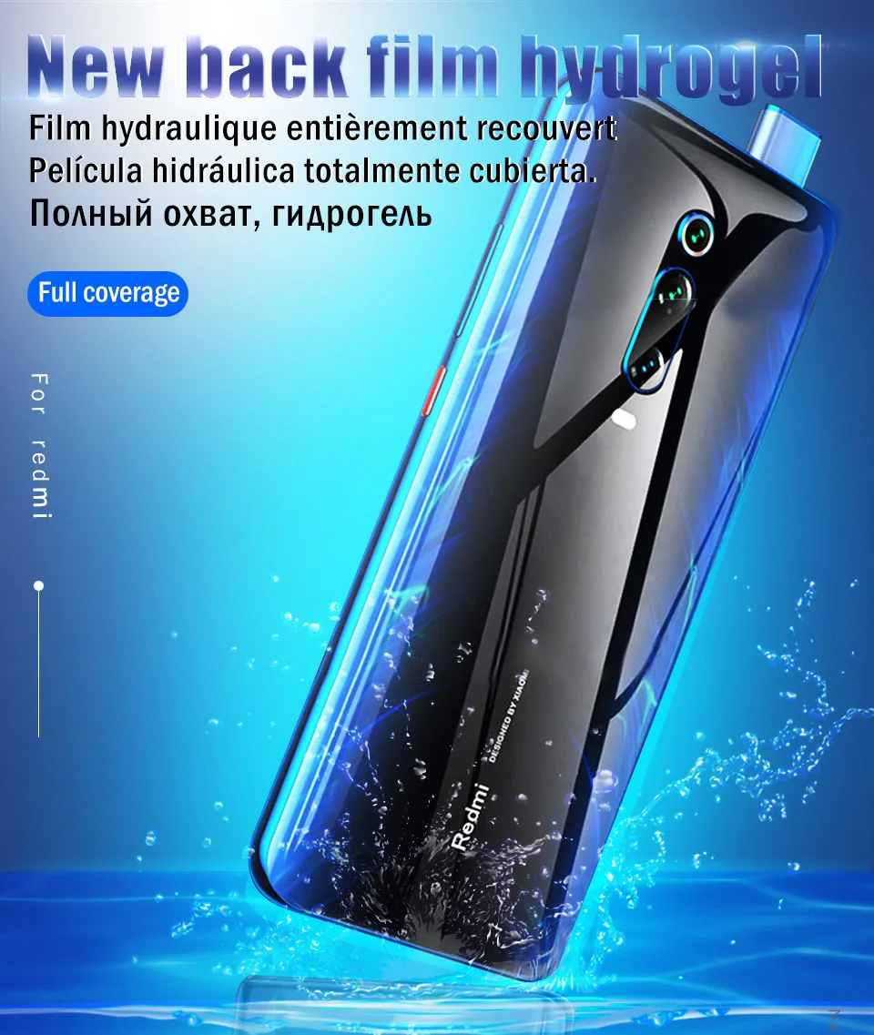 25D Передняя и задняя Гидрогелевая пленка для Xiao mi Red mi Note 5 6 7 Pro, Защитная пленка для Xiaomi mi 9T Pro Note 10 9 SE A3 8 Lite