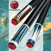 original poison ar billiard pool cue c3 shaft 13mm tip uni loc bullet joint butt solid wood inlay professional billar stick kit