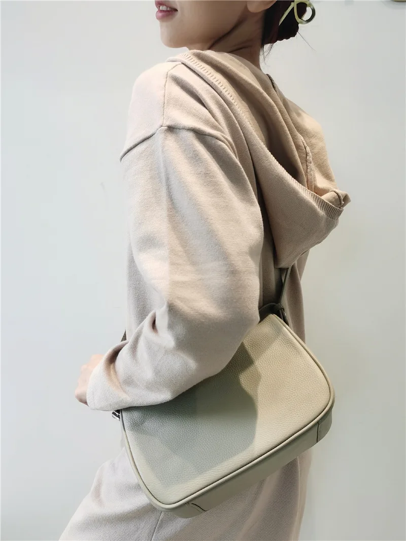 Женская сумка через плечо из натуральной коровьей кожи Новая модная женская