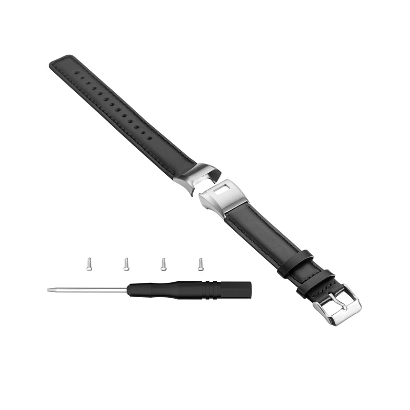 

Watch Band for Garmin VIVOsmart HR Luxury Leather Replacement Sport Wrist Strap Smart Watch Bracelet Wearable