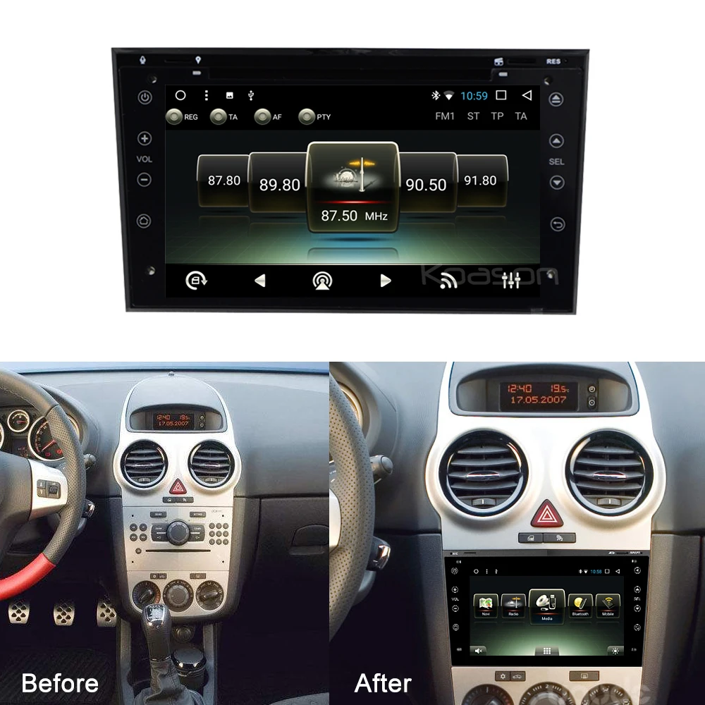 

Koason Android Car Multimedia Player Stereo System For Opel Astra Vectra Zafira 7inch GPS Navigation Wifi Bluetooth DVR RDS USB