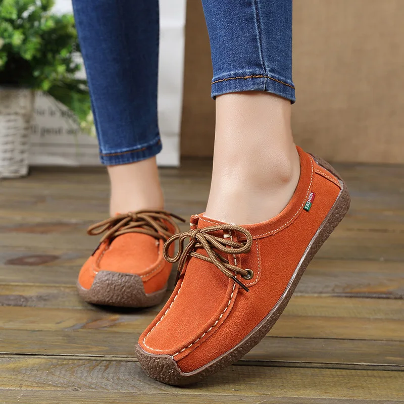 

Women Flats Comfortable Summer Loafers Women Shoes Breathable Leather Sneakers Fashion Black Soft Casual Shoes Female2021