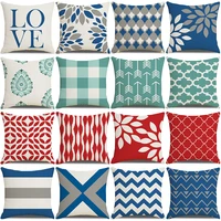 new decorative pillowcase modern minimalist cushion cover linen pillow covers geometric pattern sofa throw pillowcase 45x45cm
