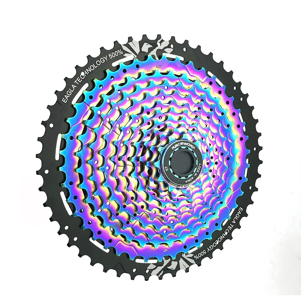 Конечной MTB 11 Скорость кассета 50T Радуга S горный велосипедный маховик звездочки k7