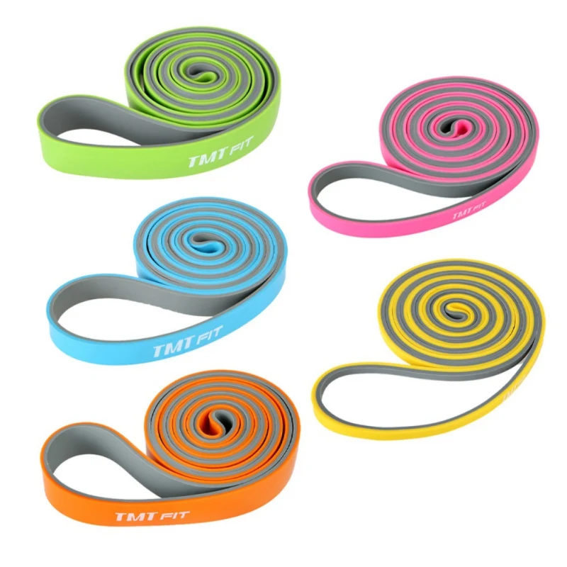 

Two-color Resistance Band Pull Up Resistance Bands Heavy Duty Resistance Bands Mobility And Powerlifting Exercise Assist Bands