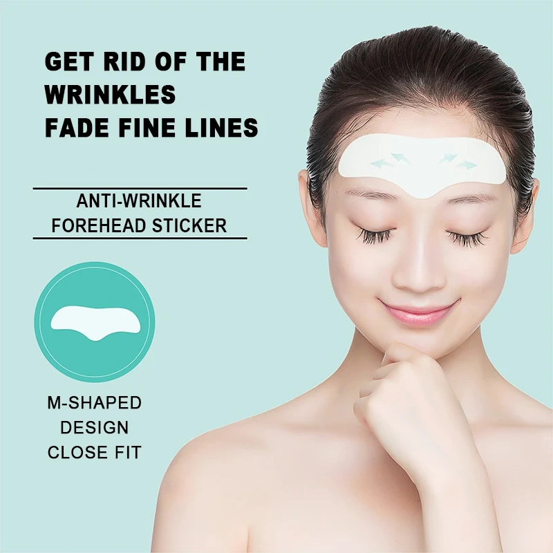 6 шт против морщин Лоб Патчи ночь разглаживание лба упорные прокладки|Средства