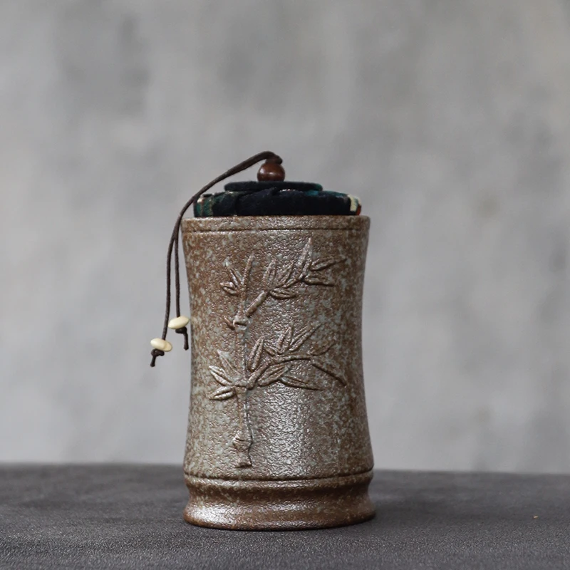 Керамические чайные картриджи LUWU фарфоровые для чая с бамбуковым дизайном