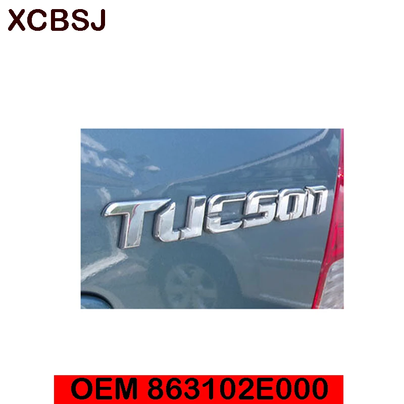 Для Hyundai Tucson 2005 2009 эмблема заднего багажника 1 шт. OEM 863102E000|Эмблемы| |