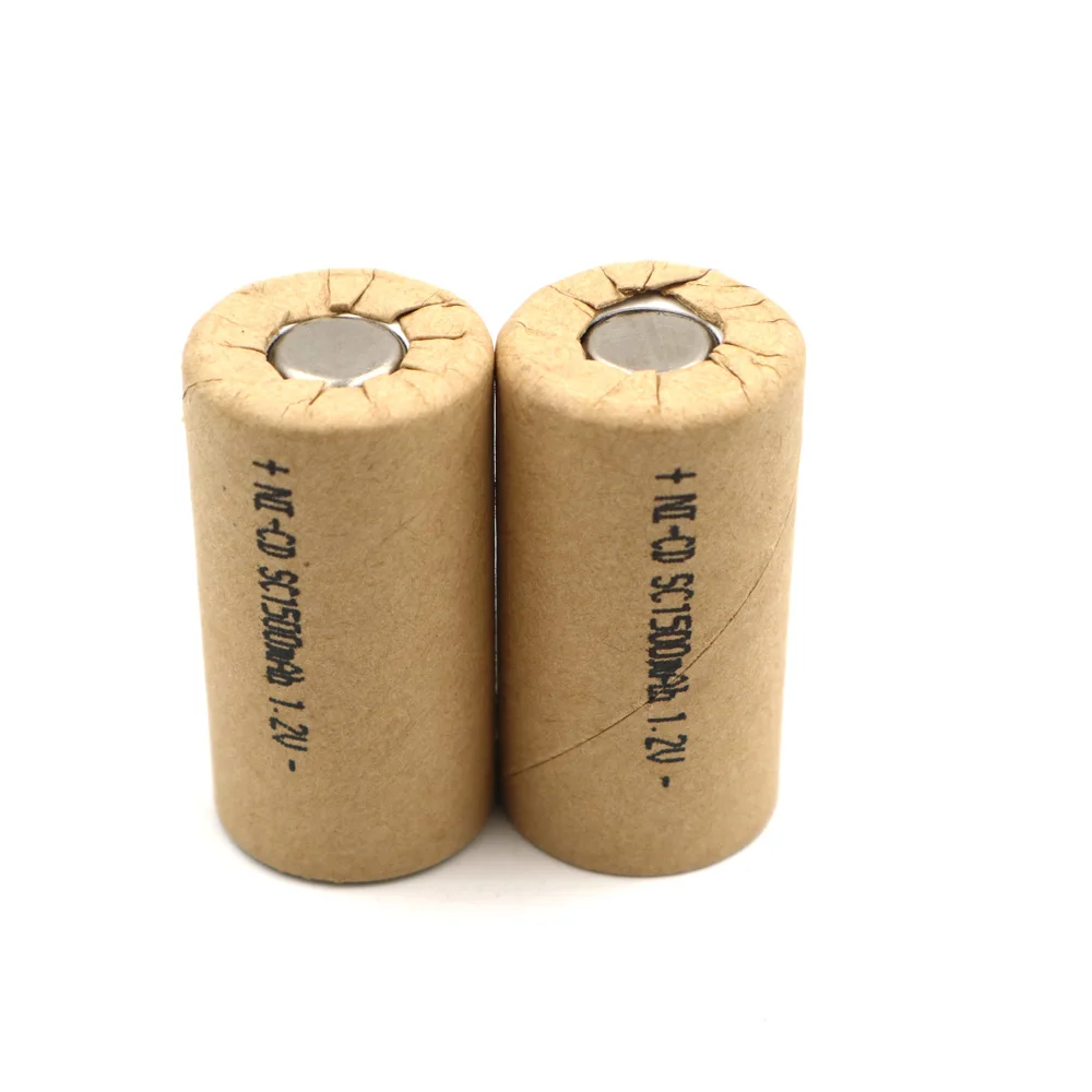 10 шт. SC1500mAh 1 2 V Перезаряжаемые Ni-CD Батарея высокая скорость разряда 10C для Мощность