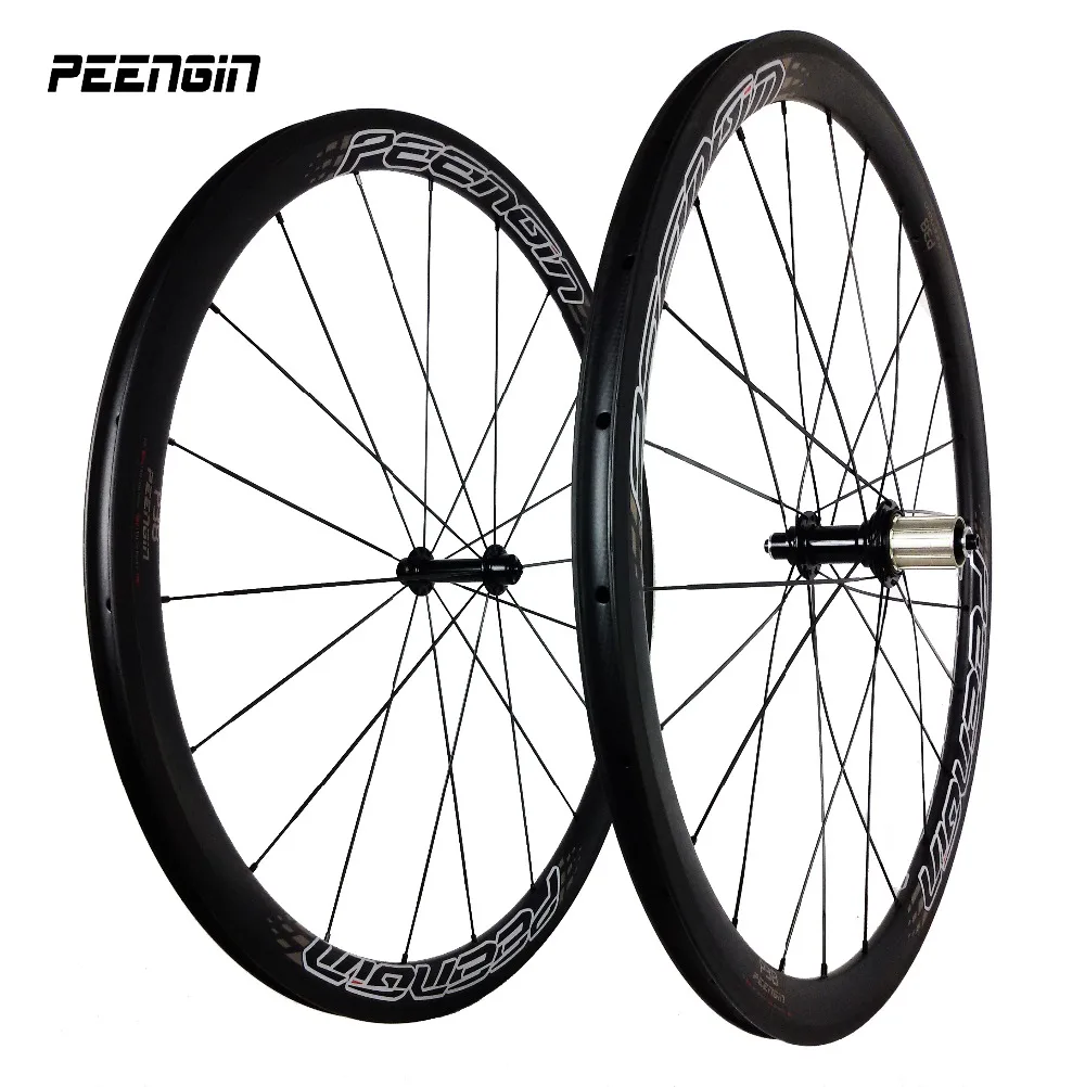 Колесная пара U-профиля шириной 25 мм карбоновое колесо для велосипеда 38