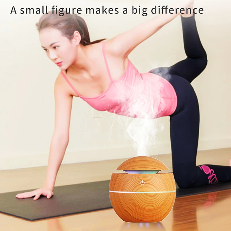 Увлажнитель воздуха Электрический с питанием от USB 130 мл 7 светодисветильник Дов |