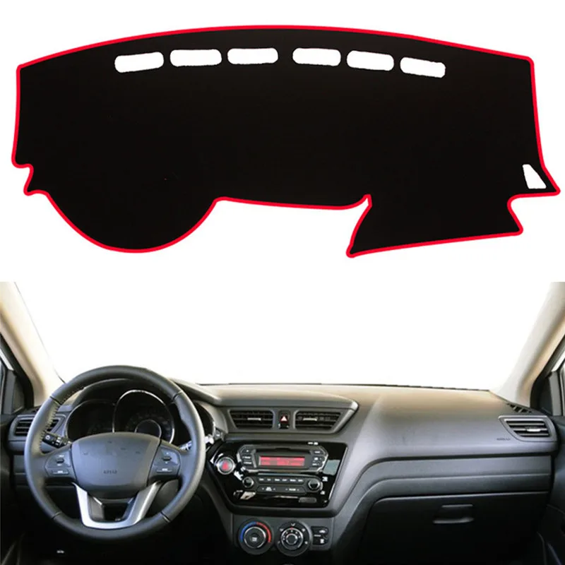Для RU KIA RIO 3 K2 2012 2013 2014 2015 2016 2017 Защита от УФ излучения для приборной панели |