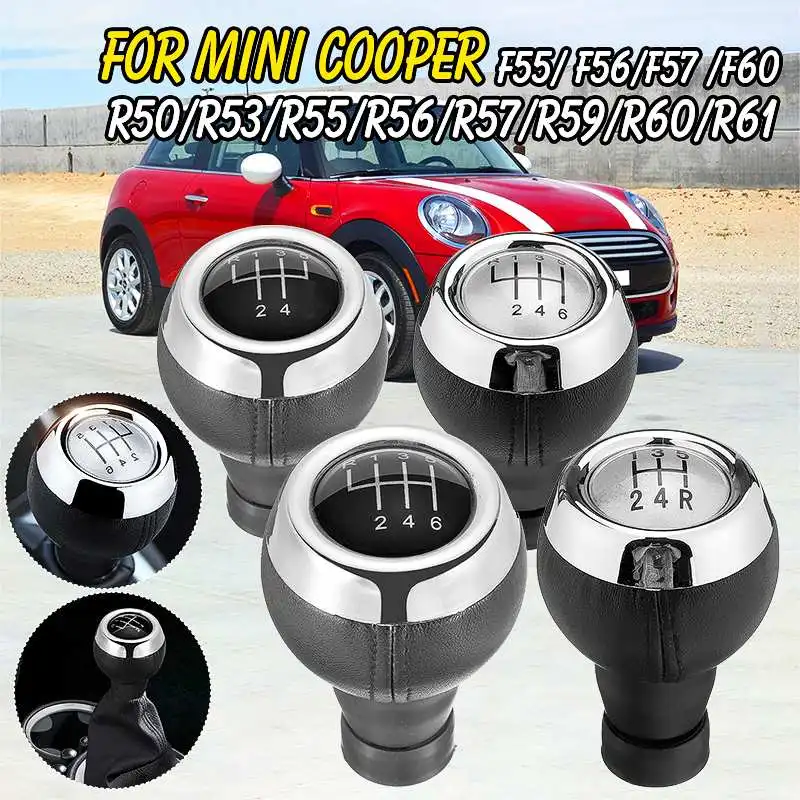 Ручка переключения передач из искусственной кожи для Mini Cooper R55 R56 R57 R58 R59 F55 F56 F54 F57