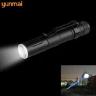 Портативная Водонепроницаемая мини-ручка, карманный фонарь с питанием от батарейки AAA для кемпинга и охоты, 2000 люмен