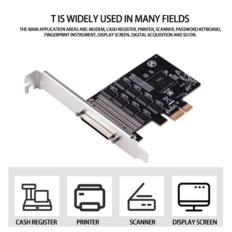 PCIE до 8-Порты и разъёмы RS232 для мульти-серийный номер карты промышленный карта