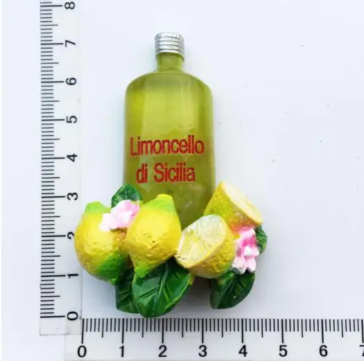 Итальянский Sicilian креативный сувенир из поездки подарок лимонный сок магнитная